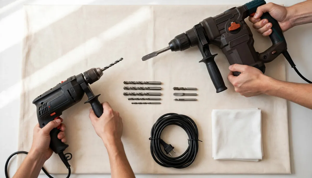 Faut-il choisir une perceuse ou un perforateur ?